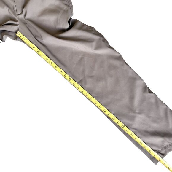 Snake Eyes Dry-18 Golf Pants Men's 30x32 Taupe Tan Flat Front Chinos Activewear - Picture 7 of 10